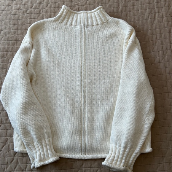 J Crew 2025 Rollneck Sweater XS Cream - Picture 6 of 6